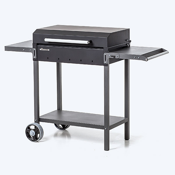 Фото Мангал Gratar МАН 203 с закрытой крышкой вид сбоку